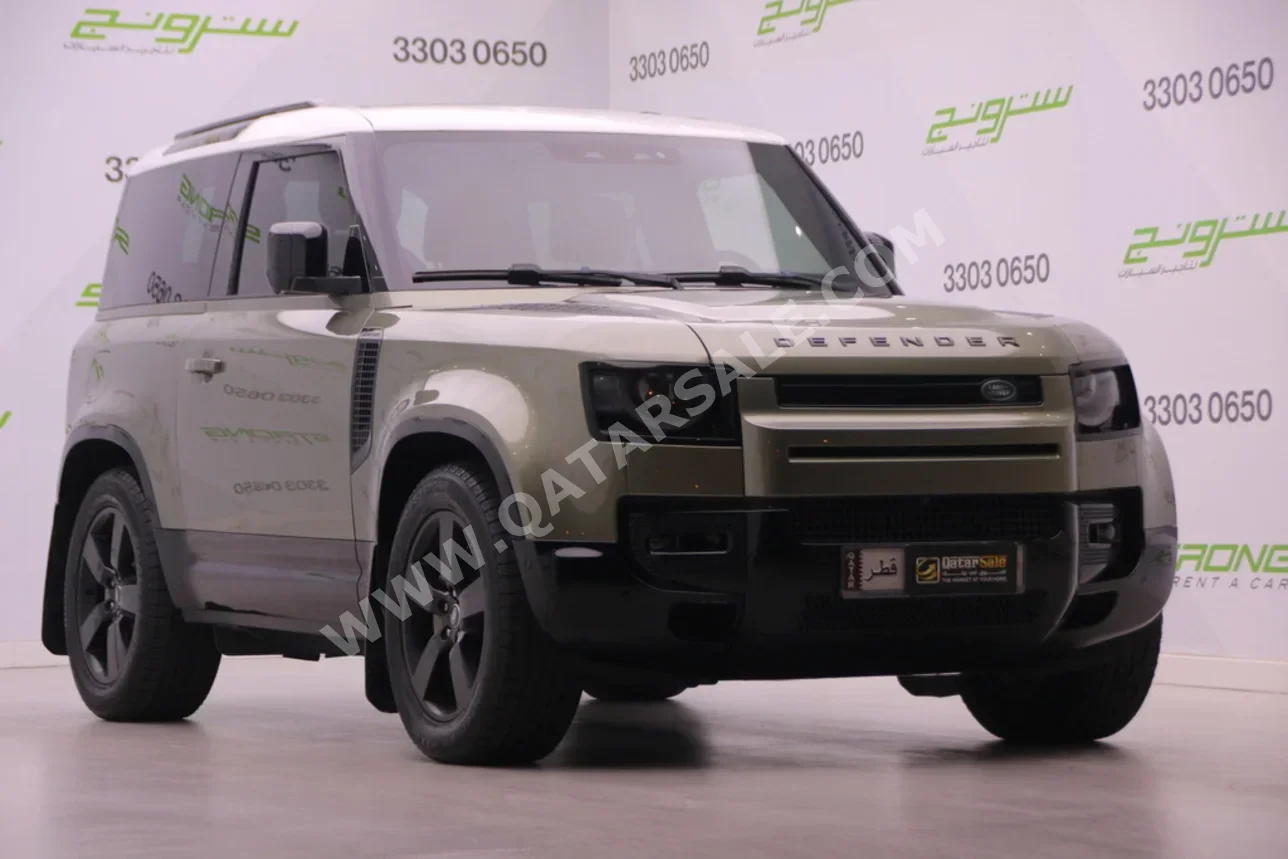 Land Rover  Defender  90 HSE  2021  Automatic  94,799 Km  6 Cylinder  Four Wheel Drive (4WD)  SUV  Green