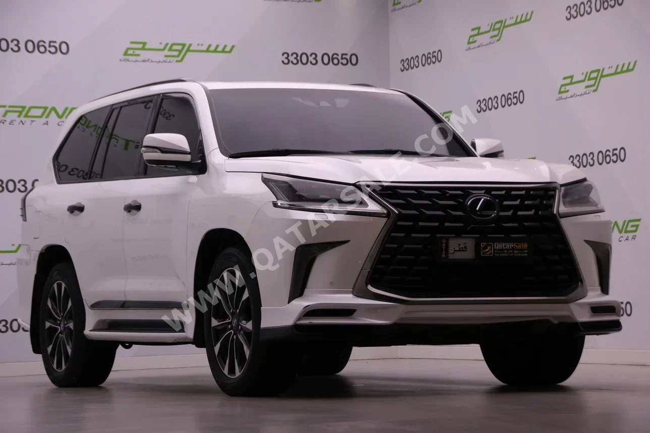لكزس  ال اكس  570  2018  اوتوماتيك  320,000 كم  8 سلندر  دفع رباعي  اس يو في  أبيض