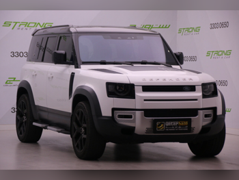 Land Rover  Defender  110  2020  Automatic  104,220 Km  6 Cylinder  Four Wheel Drive (4WD)  SUV  White