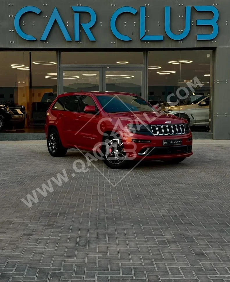 Jeep  Grand Cherokee  SRT-8  2016  Automatic  147,000 Km  8 Cylinder  Four Wheel Drive (4WD)  SUV  Red