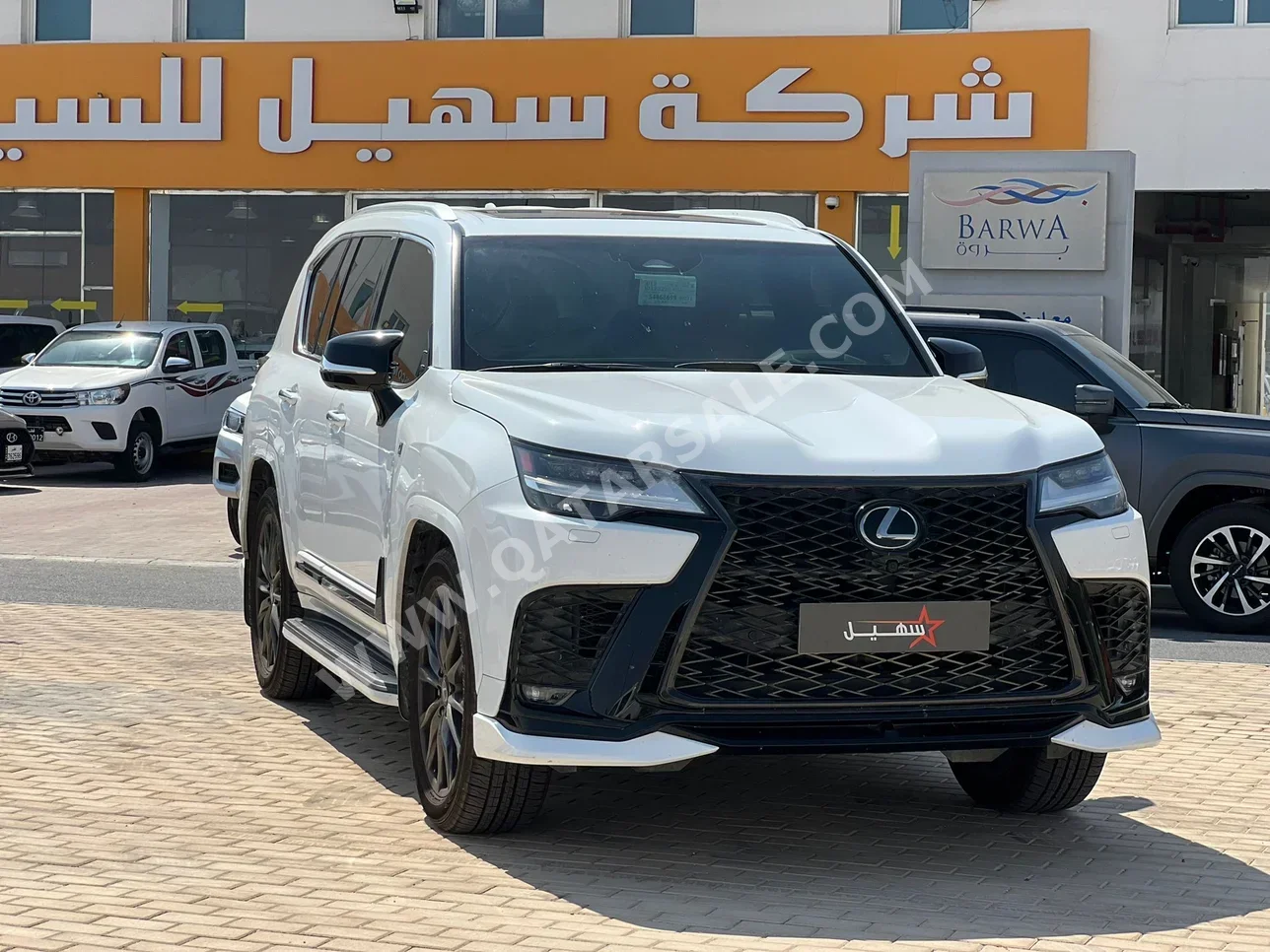 Lexus  LX  600 F Sport  2025  Automatic  36,000 Km  6 Cylinder  Four Wheel Drive (4WD)  SUV  White  With Warranty