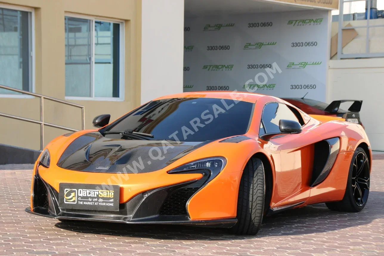 ماكلارين  650 S  سبايدر  2015  اوتوماتيك  116,000 كم  8 سلندر  دفع خلفي  كشف  برتقالي