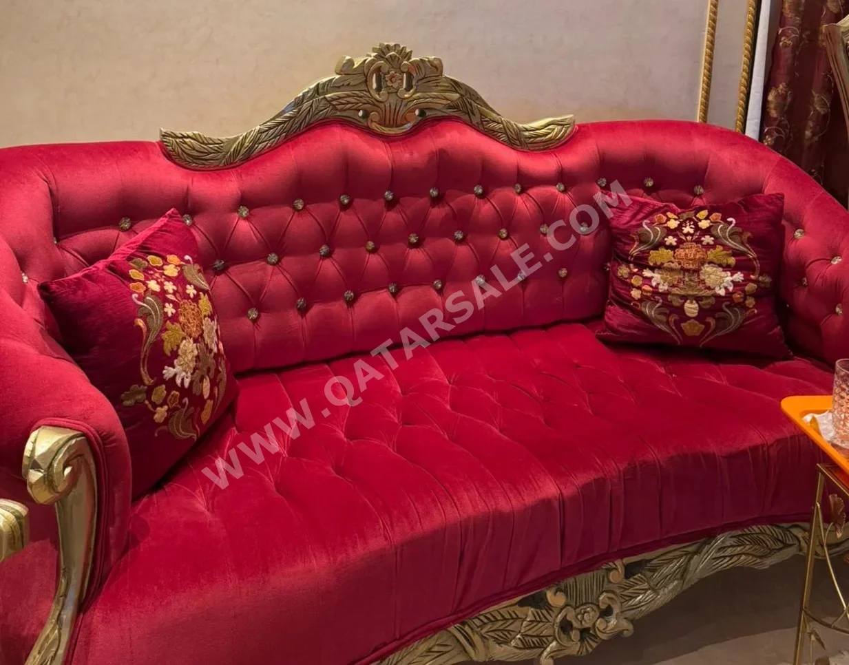 Sofas, Couches & Chairs 3-Seat Sofa  - Red