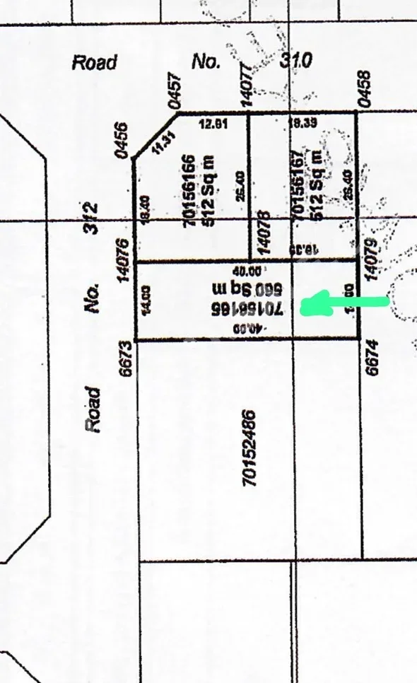 Lands For Sale in Al Daayen  - Umm Qarn  -Area Size 560 Square Meter