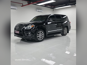 Lexus  LX  570  2015  Automatic  249,000 Km  8 Cylinder  Four Wheel Drive (4WD)  SUV  Black