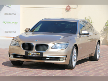 بي ام دبليو  الفئة - السابعة  740 Li  2014  اوتوماتيك  210,000 كم  6 سلندر  دفع خلفي  سيدان  ذهبي