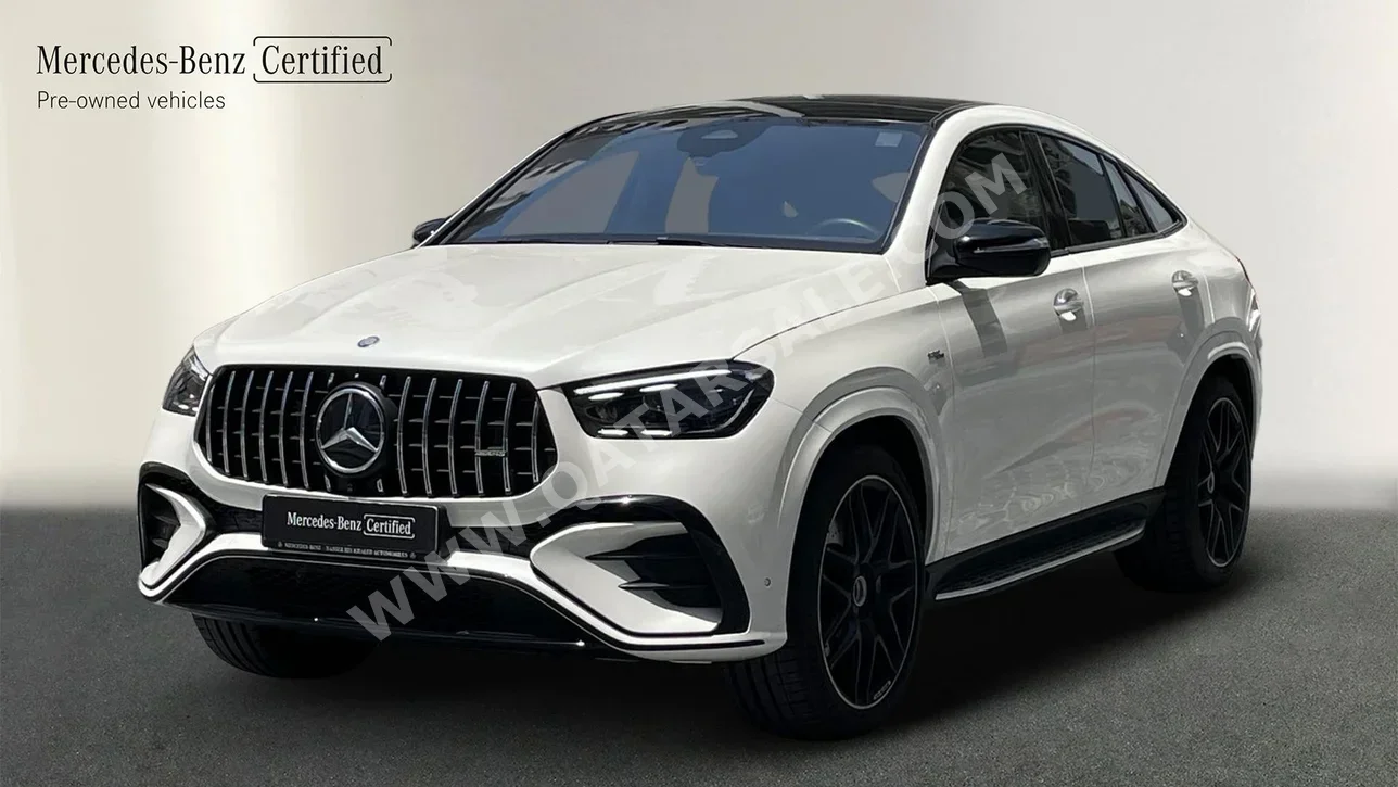 مرسيدس - بنز جي ال اي 53 ايه ام جي كووب 2024 اوتوماتيك 2,000 كم 6 سلندر دفع رباعي كوبيه \ سبورت أبيض تحت الضمان