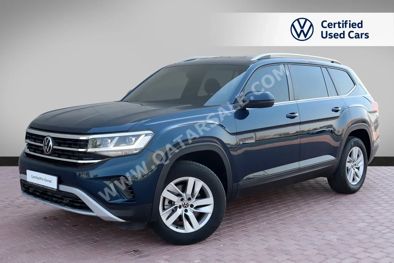 Volkswagen  Teramont  S  2022  Automatic  38,043 Km  4 Cylinder  All Wheel Drive (AWD)  SUV  Blue