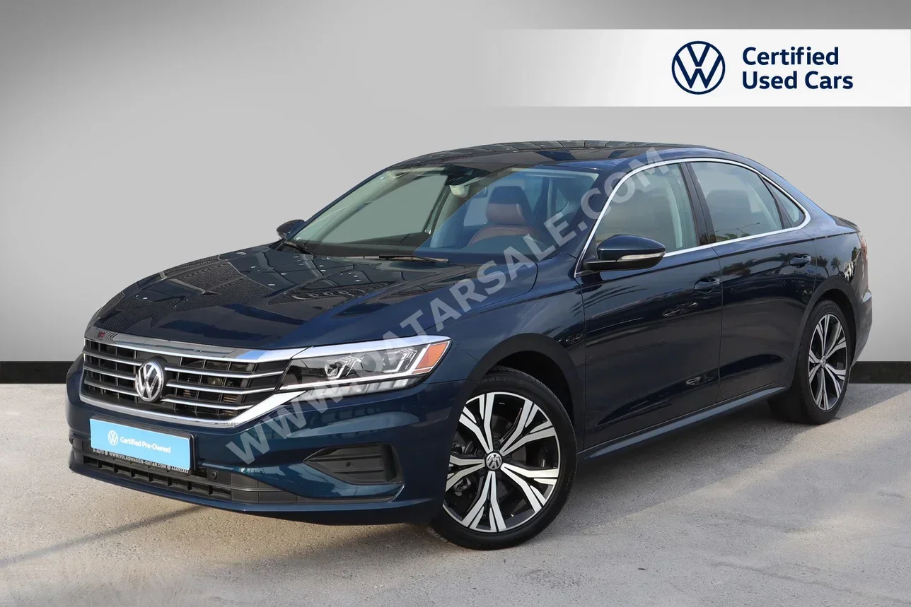 Volkswagen  Passat  SEL  2021  Automatic  91,960 Km  5 Cylinder  Front Wheel Drive (FWD)  Sedan  Blue
