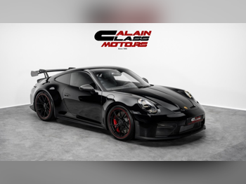 بورش  911  جي تي 3  2025  اوتوماتيك  154 كم  6 سلندر  دفع خلفي  كوبيه \ سبورت  أسود