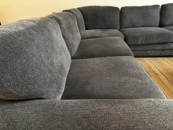Sofas, Couches & Chairs Homes r Us  Corner Sofas  - Fabric  - Gray
