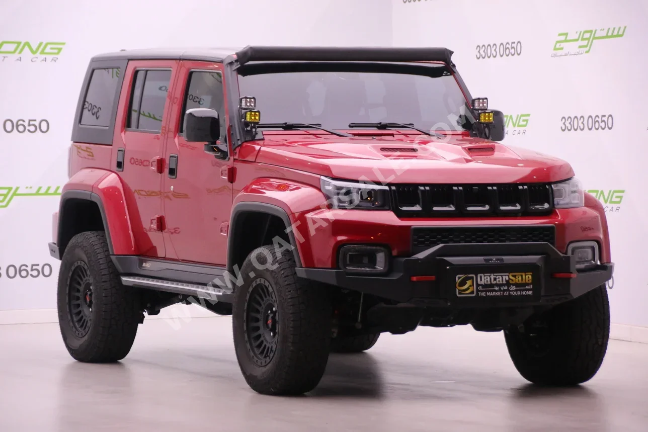 BAIC  BJ40 PRO  2025  Automatic  900 Km  4 Cylinder  Four Wheel Drive (4WD)  SUV  Red  With Warranty