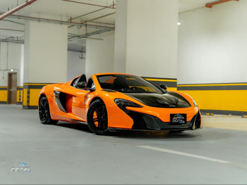 ماكلارين  650 S  سبايدر  2015  اوتوماتيك  116,000 كم  8 سلندر  دفع خلفي  كوبيه \ سبورت  برتقالي