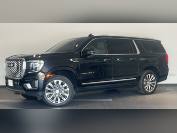GMC  Yukon  Denali XL  2023  Automatic  65,300 Km  8 Cylinder  Four Wheel Drive (4WD)  SUV  Black  With Warranty