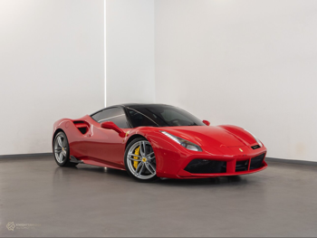 Ferrari  488  GTB  2016  Automatic  31,650 Km  8 Cylinder  Rear Wheel Drive (RWD)  Coupe / Sport  Red