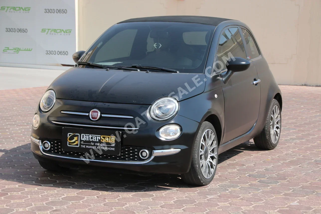 Fiat  500  2023  Automatic  40,000 Km  4 Cylinder  Front Wheel Drive (FWD)  Hatchback  Black  With Warranty