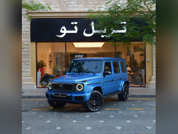 Mercedes-Benz  G-Class  580 AMG  2025  Automatic  2,850 Km  0 Cylinder  Four Wheel Drive (4WD)  SUV  Blue  With Warranty