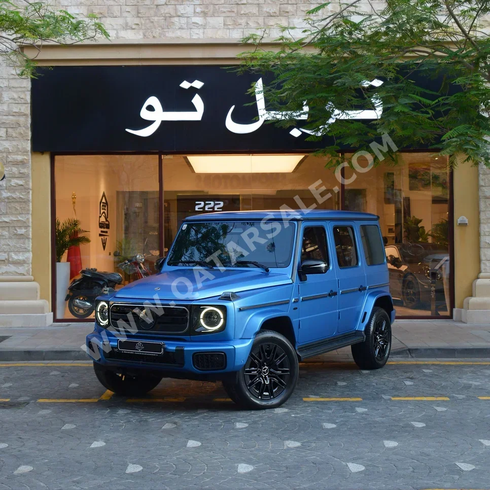 Mercedes-Benz  G-Class  580 AMG  2025  Automatic  2,850 Km  0 Cylinder  Four Wheel Drive (4WD)  SUV  Blue  With Warranty