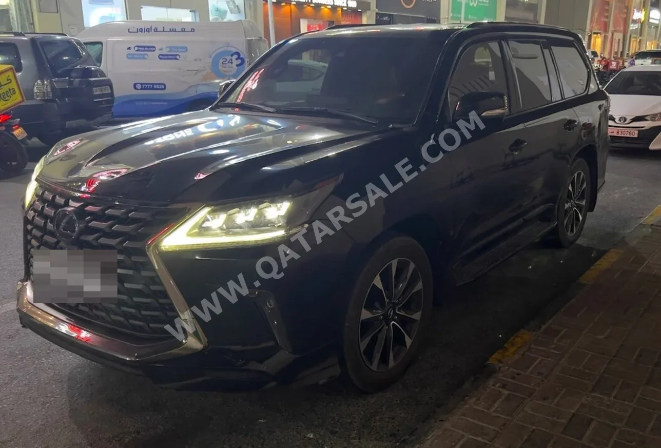 لكزس  ال اكس  570 اس بلاك ايديشن  2021  اوتوماتيك  190,000 كم  8 سلندر  دفع رباعي  اس يو في  أسود  تحت الضمان