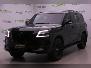 Nissan  Patrol  Platinum  2024  Automatic  43,900 Km  6 Cylinder  Four Wheel Drive (4WD)  SUV  Black  With Warranty