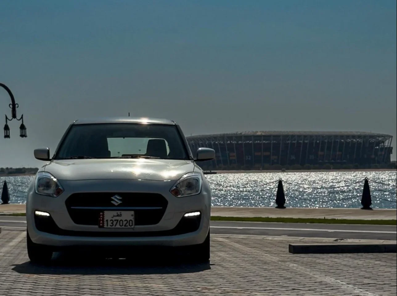 سوزوكي سويفت 4 سلندر هاتش باك أبيض 2022