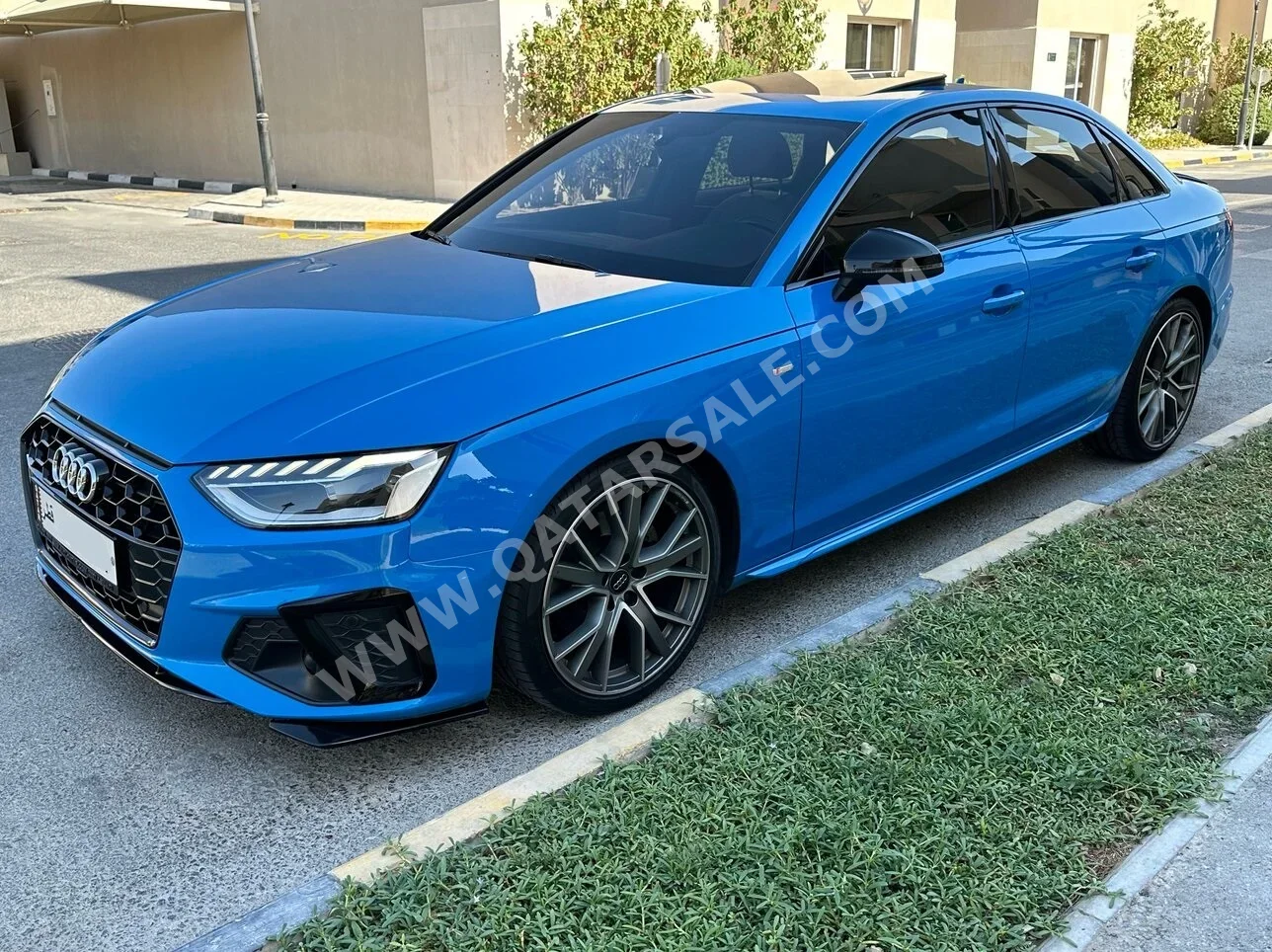 Audi  A4  S-line  2020  Automatic  89,000 Km  4 Cylinder  All Wheel Drive (AWD)  Sedan  Blue  With Warranty