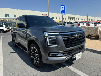 Nissan  Patrol  Platinum  2025  Automatic  19,000 Km  6 Cylinder  Four Wheel Drive (4WD)  SUV  Gray  With Warranty