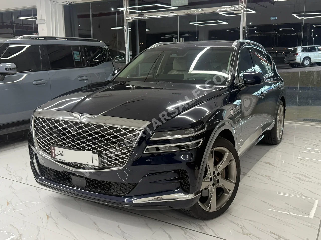 Genesis  G80  2023  Automatic  40,000 Km  6 Cylinder  Rear Wheel Drive (RWD)  Sedan  Dark Blue  With Warranty