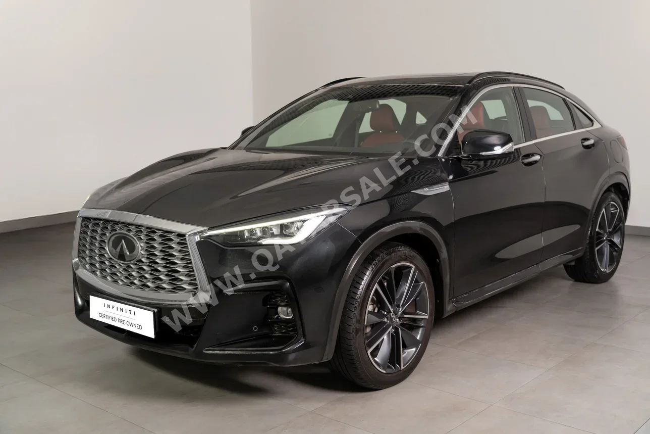 Infiniti  QX  55  2023  Automatic  7,297 Km  4 Cylinder  All Wheel Drive (AWD)  SUV  Black  With Warranty
