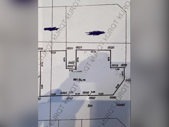 اراضي للبيع في الدوحة  - الدوحة الجديدة  -المساحة 881 متر مربع