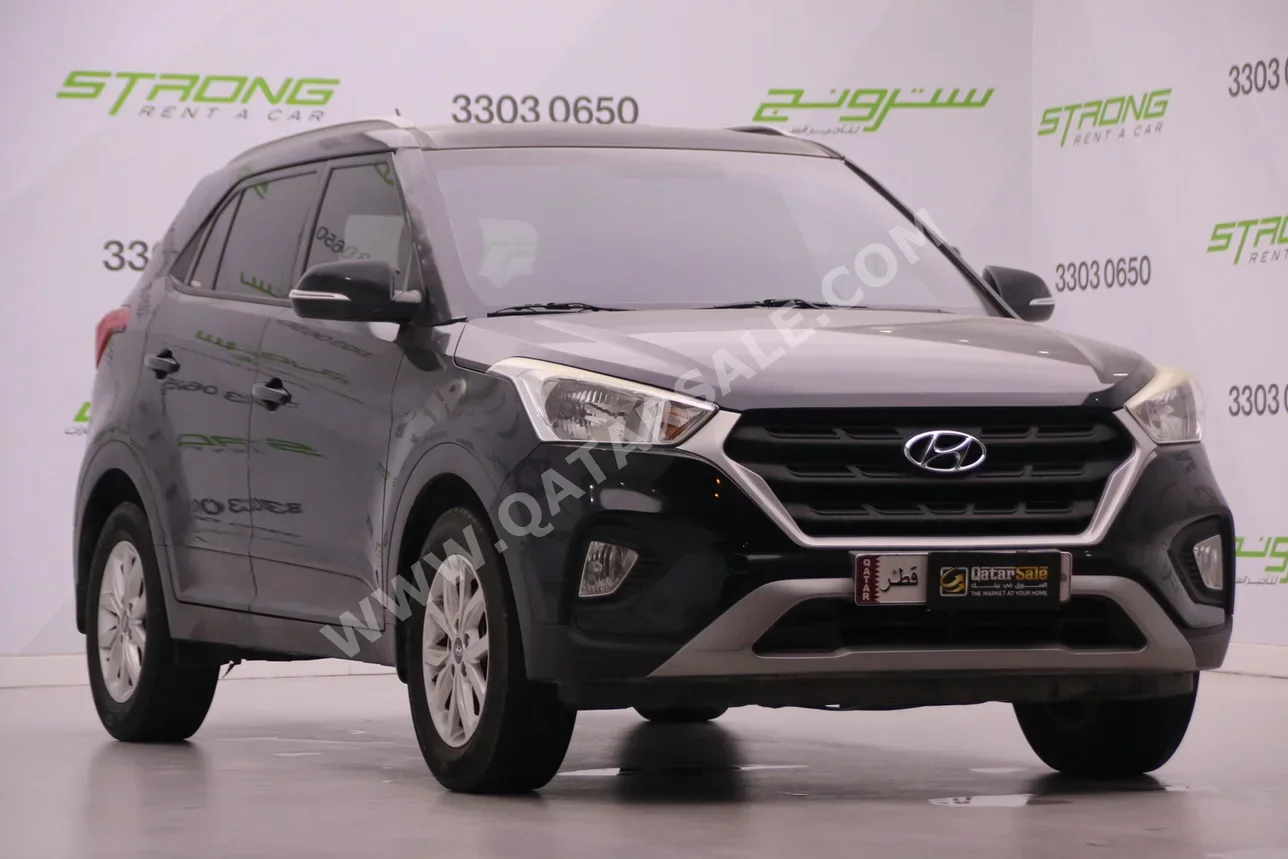 Hyundai  Creta  2020  Automatic  76,000 Km  4 Cylinder  Four Wheel Drive (4WD)  SUV  Black