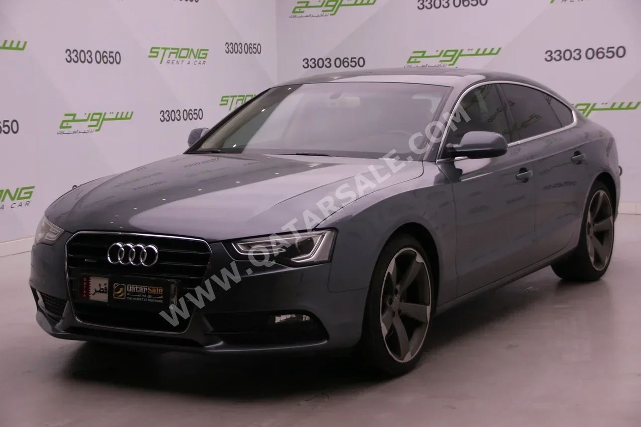 Audi  A5  50 TFSI  2015  Automatic  79,000 Km  6 Cylinder  Four Wheel Drive (4WD)  Sedan  Gray
