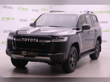 Toyota  Land Cruiser  GR Sport Twin Turbo  2023  Automatic  75,000 Km  6 Cylinder  Four Wheel Drive (4WD)  SUV  Black  With Warranty