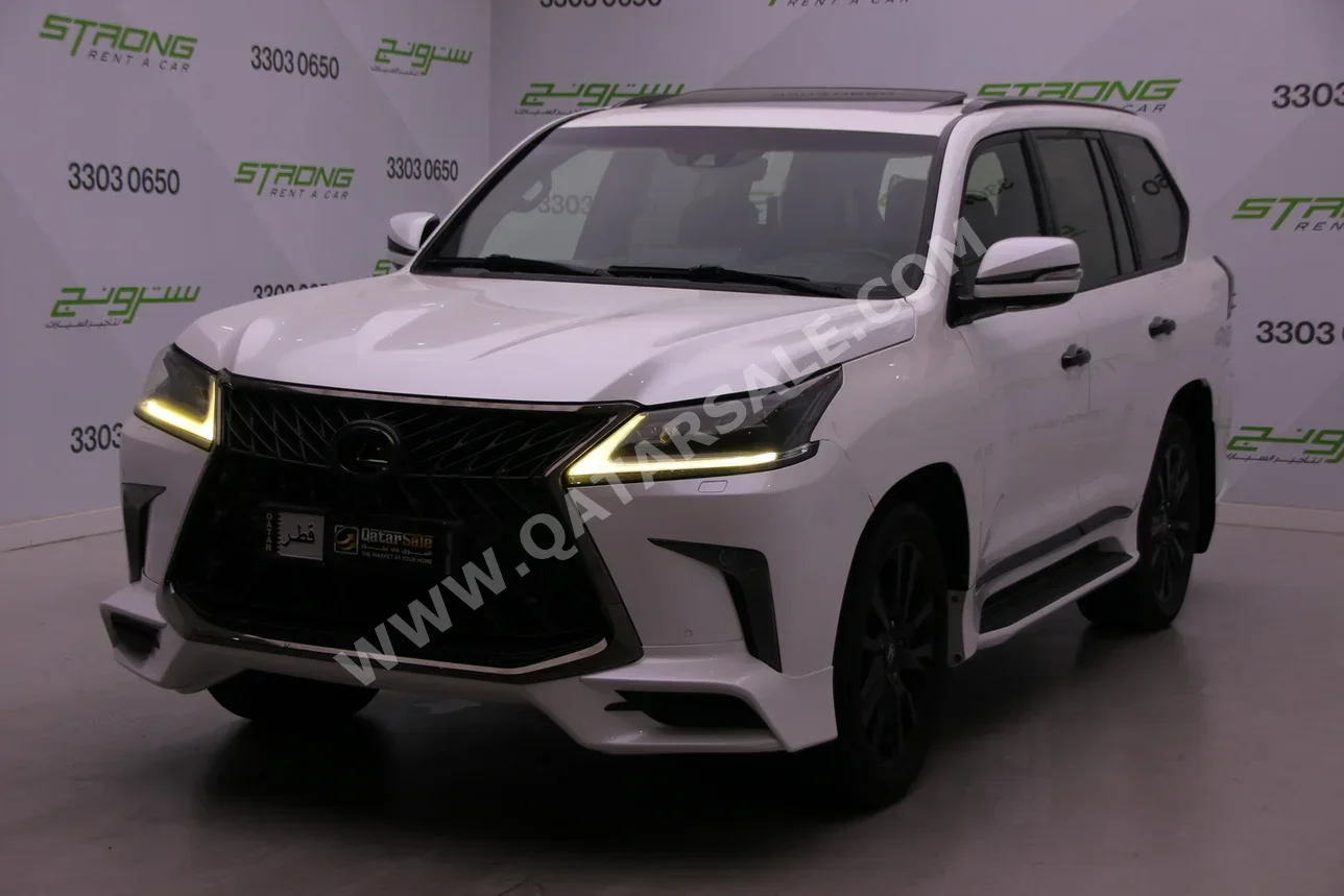 لكزس  ال اكس  570 اس بلاك ايديشن  2019  اوتوماتيك  225,000 كم  8 سلندر  دفع رباعي  اس يو في  أبيض