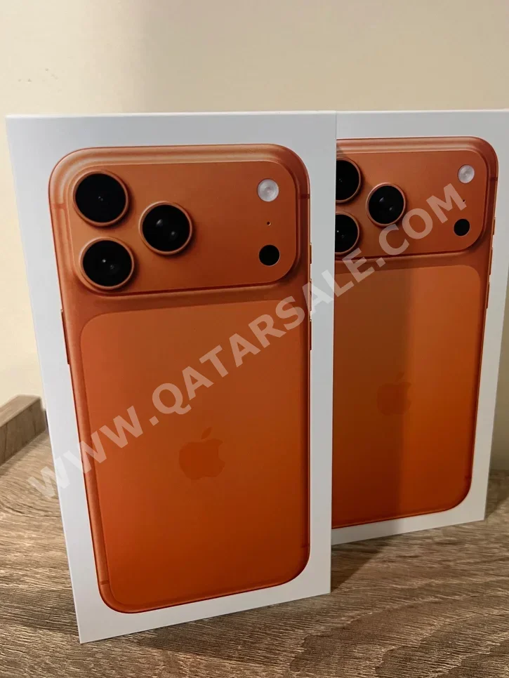 Mobile Phones Apple  - Iphone 17  - Pro Max  - Orange  - 256 GB