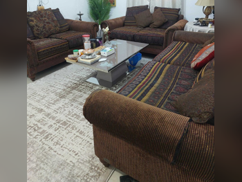 الأرائك والكنب والكراسي هوم سينتر  - مزيج الكتان \ الكتان  - متعدد الألوان