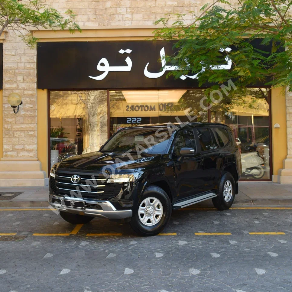 Toyota  Land Cruiser  GX  2024  Automatic  48,750 Km  6 Cylinder  Four Wheel Drive (4WD)  SUV  Black  With Warranty