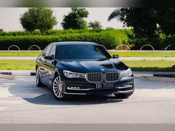 BMW  7-Series  740 Li  2017  Automatic  84,000 Km  6 Cylinder  Rear Wheel Drive (RWD)  Sedan  Black