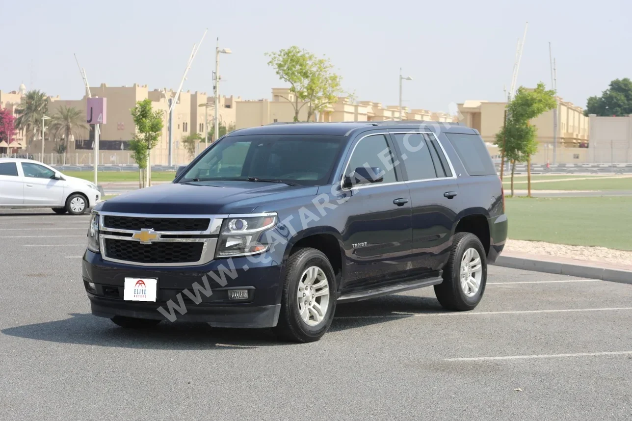 Chevrolet  Tahoe  LS  2017  Automatic  96,000 Km  8 Cylinder  Rear Wheel Drive (RWD)  SUV  Dark Blue