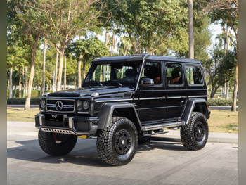 مرسيدس - بنز  جي - كلاس  63 اي ام جي 4x4²  2016  اوتوماتيك  37,000 كم  8 سلندر  دفع رباعي  اس يو في  أسود