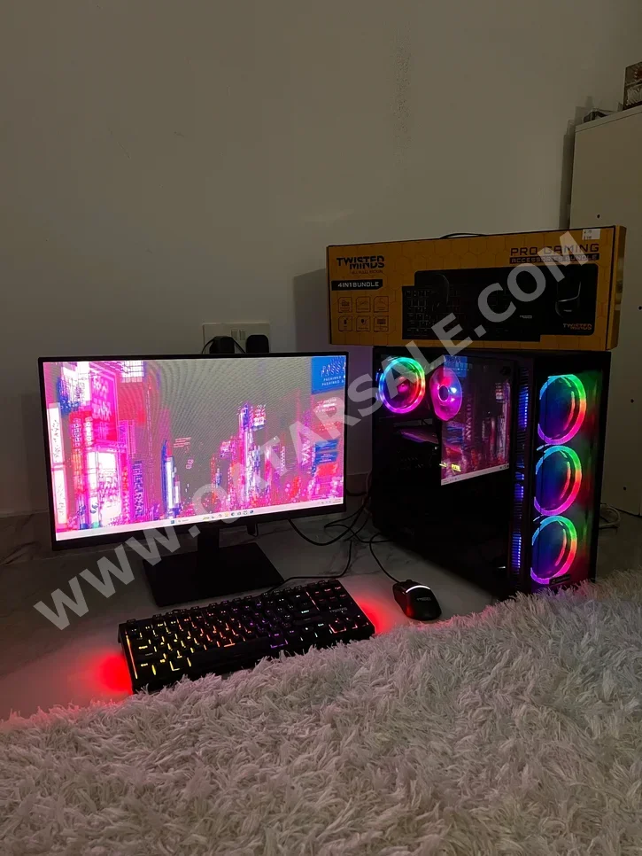 كمبيوتر ألعاب - إنتل كور أي5  - جيجابايت  - ان فيديا جي فورس  - أر تي إكس 3060  - 12 جيجابايت -  16 جيجابايت (2x8)  \ دي دي ار 4 - القرص الثابت:  512 جيجابايت - القرص الصلب:  غير مثبت  2023