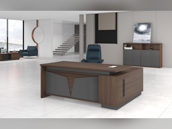 Desks & Computer Desks - Manager Desk  - Brown