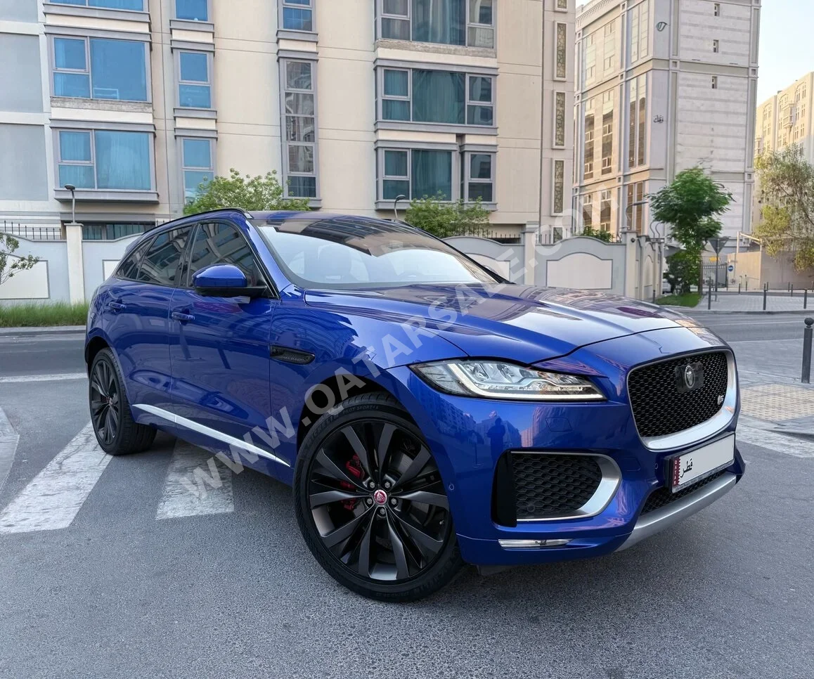 Jaguar  F-Pace  S  2017  Automatic  94,000 Km  6 Cylinder  Four Wheel Drive (4WD)  SUV  Blue