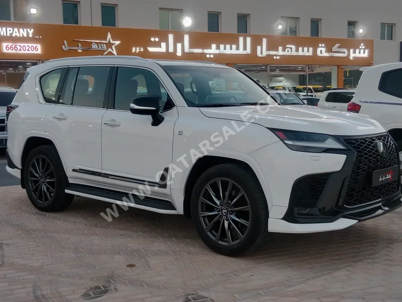 Lexus LX 600 F Sport 2024 Automatic 59,000 Km 6 Cylinder Four Wheel Drive (4WD) SUV White With Warranty