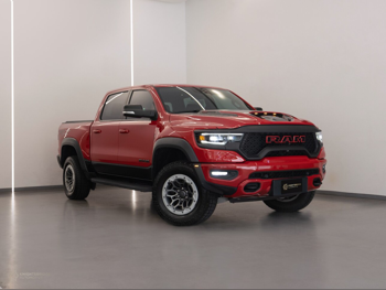 Dodge  Ram  TRX  2022  Automatic  124,500 Km  8 Cylinder  Four Wheel Drive (4WD)  Pick Up  Red  With Warranty