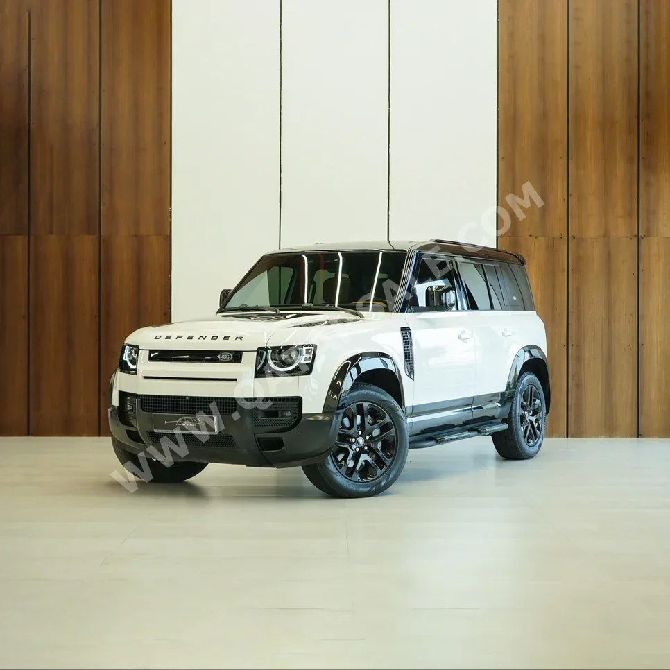 Land Rover  Defender  110 HSE  2023  Automatic  65,000 Km  6 Cylinder  Four Wheel Drive (4WD)  SUV  White  With Warranty
