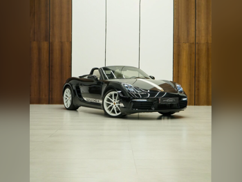 Porsche  Boxster  718  2024  Automatic  8,609 Km  4 Cylinder  All Wheel Drive (AWD)  Convertible  Black  With Warranty