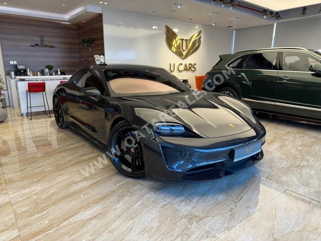 Porsche  Taycan  Turbo S  2020  Automatic  50,000 Km  0 Cylinder  All Wheel Drive (AWD)  Sedan  Dark Gray  With Warranty