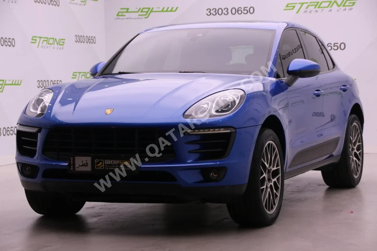 Porsche  Macan  2018  Automatic  165,000 Km  4 Cylinder  Four Wheel Drive (4WD)  SUV  Blue