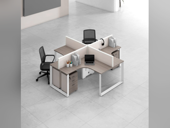 Desks & Computer Desks - Partition Desk  - Brown